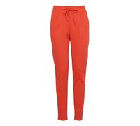 Stoffhose ICHI "Stoffhose IHKate", Damen, Gr. XXL, N-Gr, rot (poppy rot), Obermaterial: 74% Polyester PES. 22% Viskose CV. 4% Elasthan EL., unifarben, casual, regular fit knöchellang, Hosen (22589529-