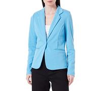 ICHI IHKATE PIQUE BL Damen Blazer Kurzblazer Jacke Ein-Knopf-Blazer mit Stretch, Größe:L, Farbe:Blithe (174336)