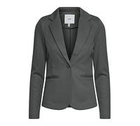 ICHI IHKATE PIQUE BL Damen Blazer Kurzblazer Jacke Ein-Knopf-Blazer mit Stretch, Größe:S, Farbe:Black (194008)