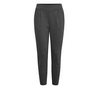 ICHI IHKATE Pique PA Damen Sweathose Sweatpants Relaxhose mit Stretch Enger Schnitt, Größe:L, Farbe:Black (194008)