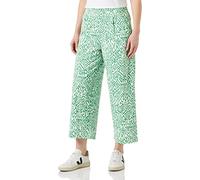 ICHI IHKATE Print PA15 Damen Hose Stoffhose mit Stretch Print Elastikbund und Crop-Länge, Größe:2XL, Farbe:Greenbriar Ikat Print (201904)
