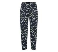ICHI IHKATE Print PA22 Damen Stoffhose Hose 74% Polyester, 22% Viskose, 4% Elasthan Regular fit, Größe:XL, Farbe:Total Eclipse Zebra Flower AOP (202811)