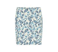 ICHI IHKATE Print SK11 Damen Minirock Rock 74% Polyester, 22% Viskose, 4% Elasthan Regular fit, Größe:XL, Farbe:Baleine Blue AOP (202922)