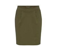 ICHI IHKATE SK Damen Kurzer Rock Minirock mit Stretch und Elastikbund, Größe:M, Farbe:Kalamata (13024)