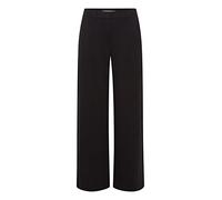 ICHI IHKATE SUS Office Wide PA Damen Hose Stoffhose mit Stretch gerader Schnitt, Größe:L, Farbe:Black (194008)