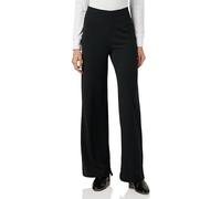 ICHI IHKATINE Damen Hose Stoffhose Pants mit Gummizug Ziernähten Paspeltaschen Regular fit, Größe:L, Farbe:Black (194008)