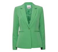 ICHI IHLEXI BL Damen Blazer Kurzblazer Jacke Ein-Knopf-Blazer mit Stretch und Reverskragen, Größe:38, Farbe:Greenbriar (166127)