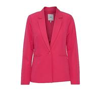 ICHI IHLEXI BL Damen Blazer Kurzblazer Jacke Ein-Knopf-Blazer mit Stretch und Reverskragen, Größe:38, Farbe:Fuchsia Purple (182436)