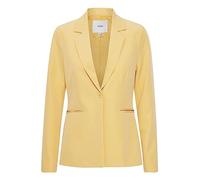 ICHI IHLEXI BL Damen Blazer Kurzblazer Jacke Ein-Knopf-Blazer mit Stretch und Reverskragen, Größe:34, Farbe:Jojoba (140935)