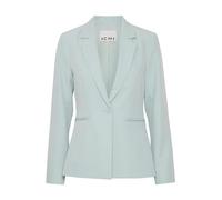 ICHI IHLEXI BL Damen Blazer Kurzblazer Jacke EIN-Knopf-Blazer mit Stretch und Reverskragen, Größe:38, Farbe:Ether (144506)