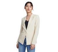ICHI IHLEXI BL Damen Blazer Kurzblazer Jacke Ein-Knopf-Blazer mit Stretch und Reverskragen, Größe:36, Farbe:True Blue (194057)