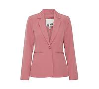 ICHI IHLEXI BL Damen Blazer Kurzblazer Jacke Ein-Knopf-Blazer mit Stretch und Reverskragen, Größe:40, Farbe:Heather Rose (171608)