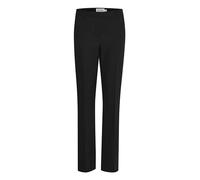 ICHI IHLEXI PA Damen Stoffhose Hose mit Eingrifftaschen Gürtelschlaufen Bügelfalten elastisch Regular fit, Größe:38, Farbe:Black (194008)
