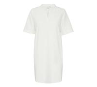 ICHI IHLINO DR Damen Kleid aus Leinenmix Freizeitkleid Webkleid V-Auschnitt Loose fit, Größe:44, Farbe:Cloud Dancer (114201)