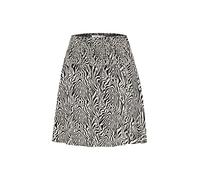 ICHI IHLISA SK7 Damen Rock kurzer Rock Minirock mit Allover-Print Regular-Fit, Größe:M, Farbe:Birch (130905)