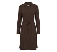 ICHI IHMAIN DR Damen Freizeitkleid Kleid 100% Viskose Hemdblusenkleid, Größe:42, Farbe:Bracken (191015)