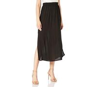 ICHI IHMARRAKECH SO SK3 Rock Damen Langer Rock Maxirock aus Jersey Relaxed-Fit, Größe:L, Farbe:Black (194008)