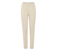 ICHI IHRUTI PA14 Damen Stoffhose Hose 68% Viskose (LivaEco(TM)), 14% Polyester, 13% Polyamid, 5% Elasthan Regular fit, Größe:L, Farbe:Doeskin (151308)