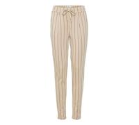 ICHI IHRUTI PA7 Damen Chino Hose Stoffhose mit Viskoseanteil bequemer Elastikbund Schmaler Schnitt, Größe:M, Farbe:Doeskin (151308)