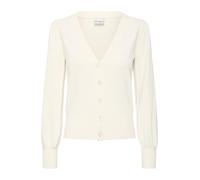 ICHI IHSELLA Damen Strickjacke Feinstrick Cardigan Strickcardigan Loose fit, Größe:M, Farbe:Birch (130905)