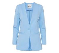 ICHI IHSIMONSE BL7 Damen Blazer Longblazer Jacke Ein-Knopf-Longblazer mit Stretch, Größe:M, Farbe:Little Boy Blue (164132)