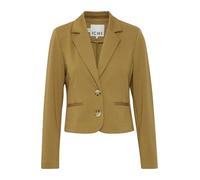 ICHI IHSIMONSE Damen Blazer Jackenblazer Anzugsblazer mit 2-Knopf-Form Reverskragen Paspeltaschen V-Ausschnitt leicht elastisch Regular fit, Größe:L, Farbe:Lizard (180629)