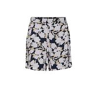 ICHI IHVERA SHO4 Damen Chino Shorts Bermuda Kurze Hose Loose-Fit Gemustert, Größe:38, Farbe:Lavender Fog (133820)