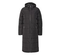 ICHI IHZelana Damen Steppmantel Wintermantel Winterjacke mit hohem Kragen Kapuze Gummizug Druckknöpfe an den Seiten Reißverschlusstaschen Regular fit, Größe:XXL, Farbe:Black (194008)