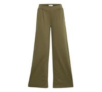 ICHI IXKate Damen Hose Stoffhose Pants mit Ziernähten Eingrifftaschen leicht elastisch Straight fit, Größe:L, Farbe:Kalamata (190510)