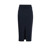 ICHI IXKATE Damen Rock Lang Bleistiftrock elastisch Regular fit, Größe:M, Farbe:Total Eclipse (194010)