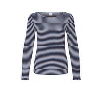 ICHI - Streifenpullover - Ihcella blau/braun - Gr. - XS