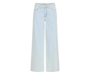 ICHI - Wide Leg Jeans mit hohem Bund im 5-Pocket-Style blau - Gr. - 25