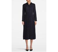 ICode Black New-look Polka Dot Print Pleated Long Dress Größe: 34 | Blusenkleider Outlet | Damen | Schwarz