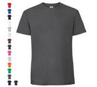 Fruit of the Loom Iconic 195 Ringspun Premium T Herren T-Shirt NEU graphit 2XL