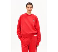 ARMEDANGELS Damen Sweatshirt aus Bio-Baumwolle Iconic Å ALIZAA Oversized Fit Mars Red XXL