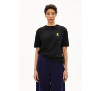ARMEDANGELS T-Shirt Iconic Å TARJAA – Heavyweight, recycelter Baumwollmix, Damen L Schwarz