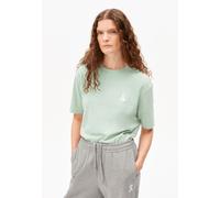 ARMEDANGELS - Women's Tarjaa Å Embro - T-Shirt, Gr. XS, grau (Foam)