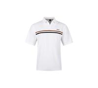 Poloshirt BOSS "Iconic", Herren, Gr. XXL, weiß 100, Frottee, Obermaterial: 80% Baumwolle, 20% Polyester, unifarben, normal normal, Shirts, aus Frottee (55520234-XXL) weiß 100
