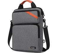 iCozzier 13-13,3 Zoll Laptop Messenger Umhängetasche, vertikale Doppeltaschen Notebook Laptop Business Aktentasche Handtasche für 13,3 Zoll Macbook