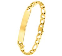 JOOP! Identarmband Edelstahl Unisex Damen Herren Armschmuck, 22,5 cm, Gold, Kommt in Schmuck Geschenk Box, 2035896