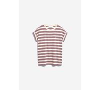 IDAARA GESTREIFTES T-SHIRT | 100% Bio-Baumwolle - mehrfarbig (L)