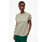 ARMEDANGELS Damen T-Shirt aus Bio-Baumwolle IDAARA Loose Fit Light Sage