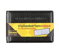 Idena 11339 - Visitenkartenmappe, für 40 Karten, 10x7 cm, 1 Stück