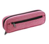 Idena 20036 - Stifte-Etui, Federtasche mit Seitenfach, pink
