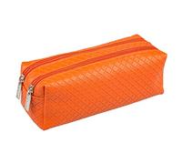 Idena 22921 - Doppel-Faulenzer, mit zwei Fächern, orange, 1 Stück