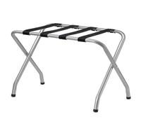 IDIMEX Kofferständer LUGGAGE Kofferablage Kofferbock, Metall in grau lackiert, klappbar