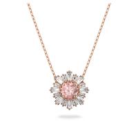 Idyllia Anhänger, Verschiedene Schliffe, Sonne, Rosa, 18K Roségoldbeschichtet OS