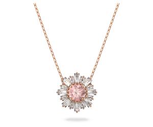 Idyllia Anhänger, Verschiedene Schliffe, Sonne, Rosa, 18K Roségoldbeschichtet OS