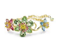 Idyllia Armband, Verschiedene Schliffe, Blume, Mehrfarbig, Goldlegierungsschicht