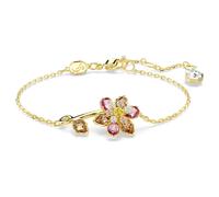 Idyllia Armband, Verschiedene Schliffe, Blume, Mehrfarbig, Goldlegierungsschicht OS